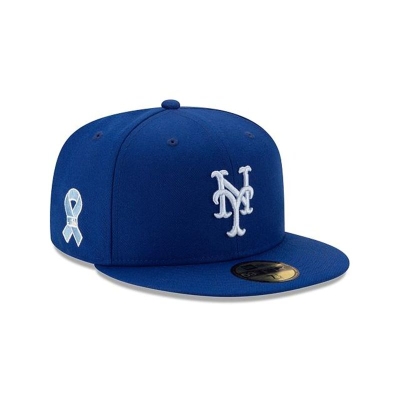 Blue New York Mets Hat - New Era MLB Father's Day 59FIFTY Fitted Caps USA7269501